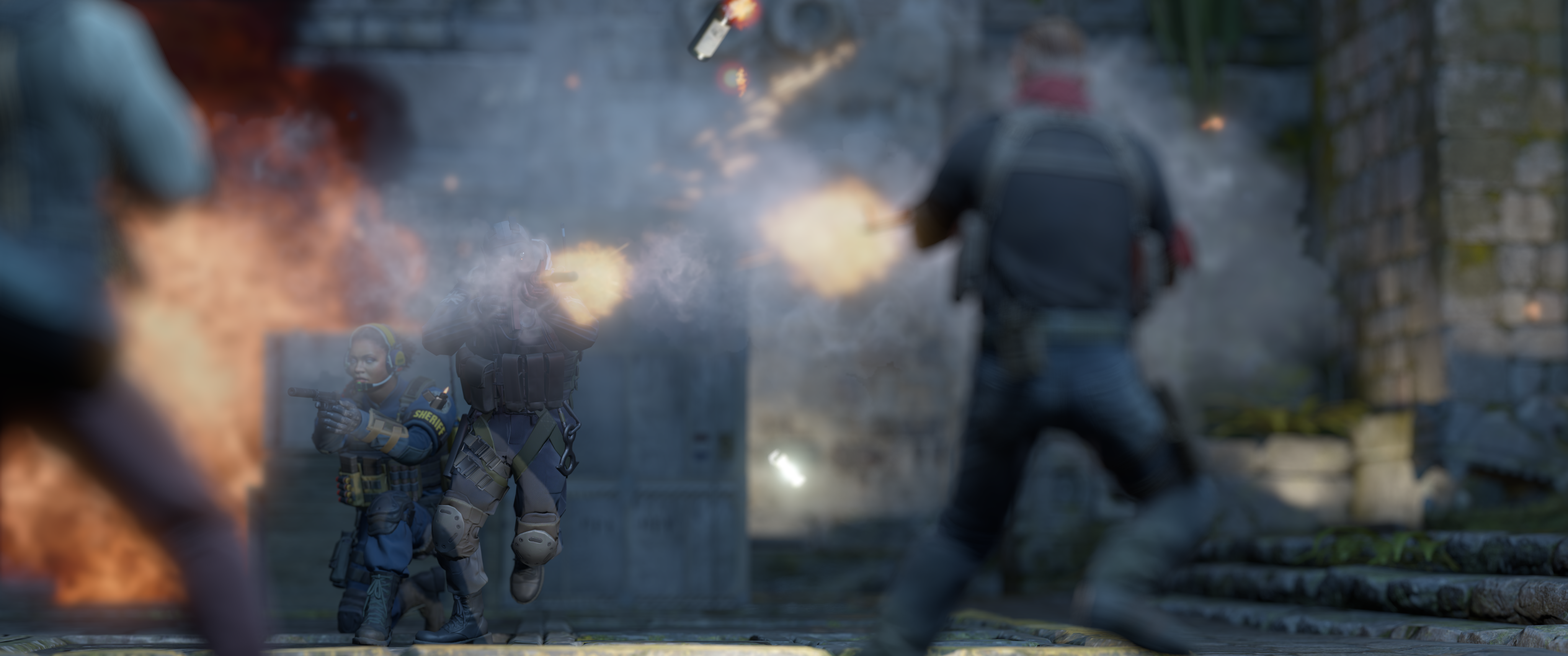 Banner background dark